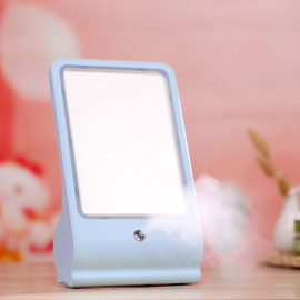 创欧科美容喷雾USB化妆镜台灯梳妆镜纳米喷雾补水仪LED加湿器
