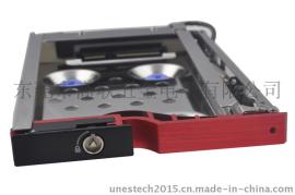 UNESTECH 2.5寸 防震型铝合金面板硬盘托架ST8214R