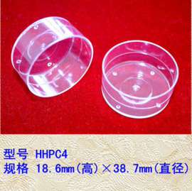 高透明塑料茶蜡杯（HHPC4）