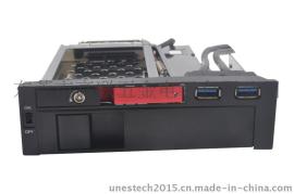 UNESTECH2.5+3.5寸二合一 光驱位内置硬盘抽取盒ST7223UR