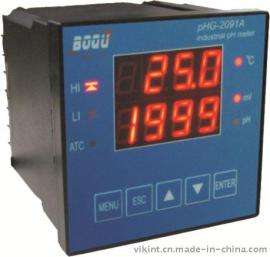 上海博取PHG-2091A型工业PH计LED数码管显示带温补高精度带自检多参数测量微机化高档仪表