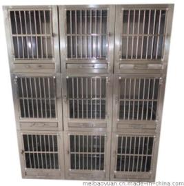 供应304不锈钢宠物笼 组合狗笼 不锈钢板猫笼