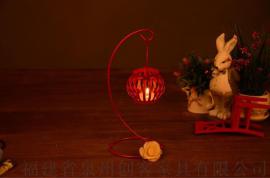 青海创客zakka杂货欧式浪漫铁艺镂空蜡烛烛台摆件摆饰 创意家居饰品工艺品
