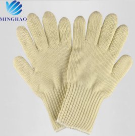 厂家直销芳纶耐高温加长手套隔热防烫手套 工业隔热手套